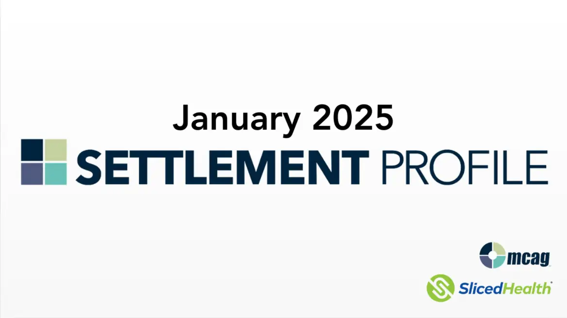 MCAG January 2025 Settlement Profile